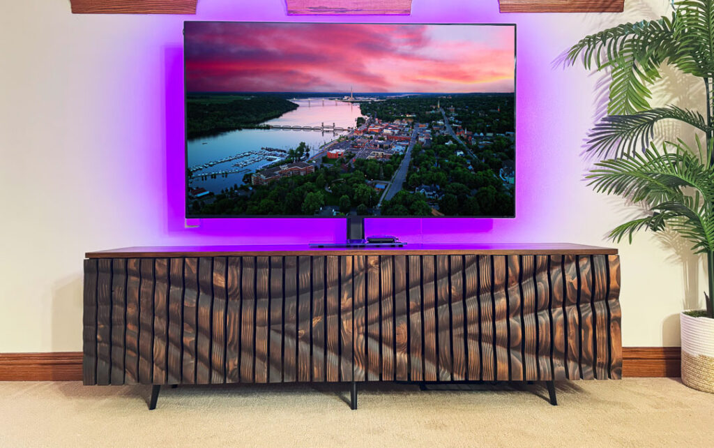 bergmont wood wave entertainment center-13